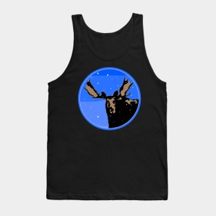 Moose in Winter Tank Top